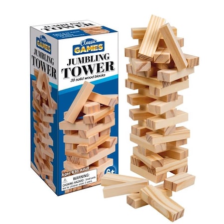 JUMBLING TOWER WOOD 39PC